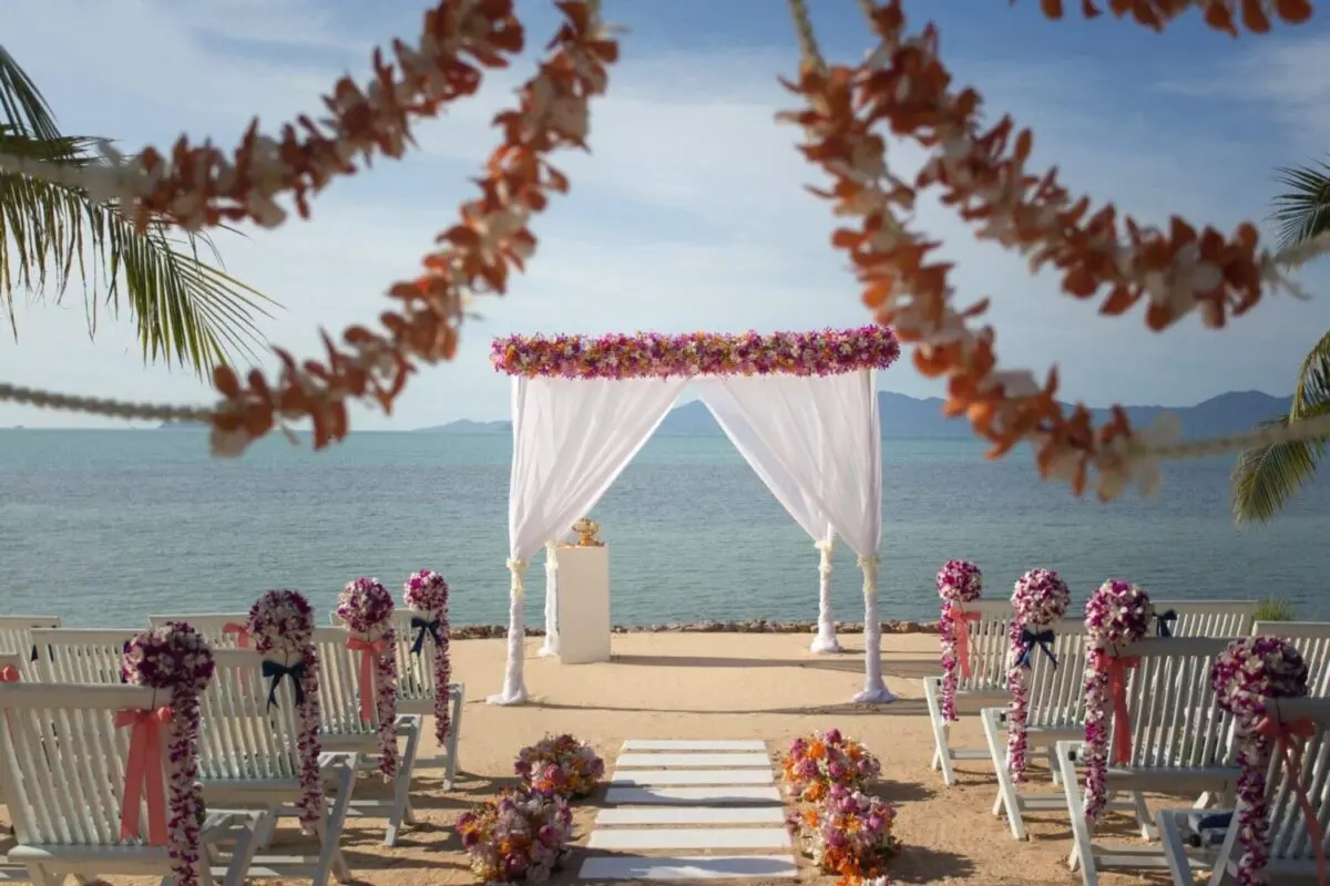 Luxury wedding, Belmond Napasai Koh Samui