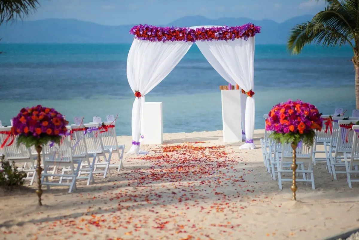 Luxury wedding, Belmond Napasai Koh Samui