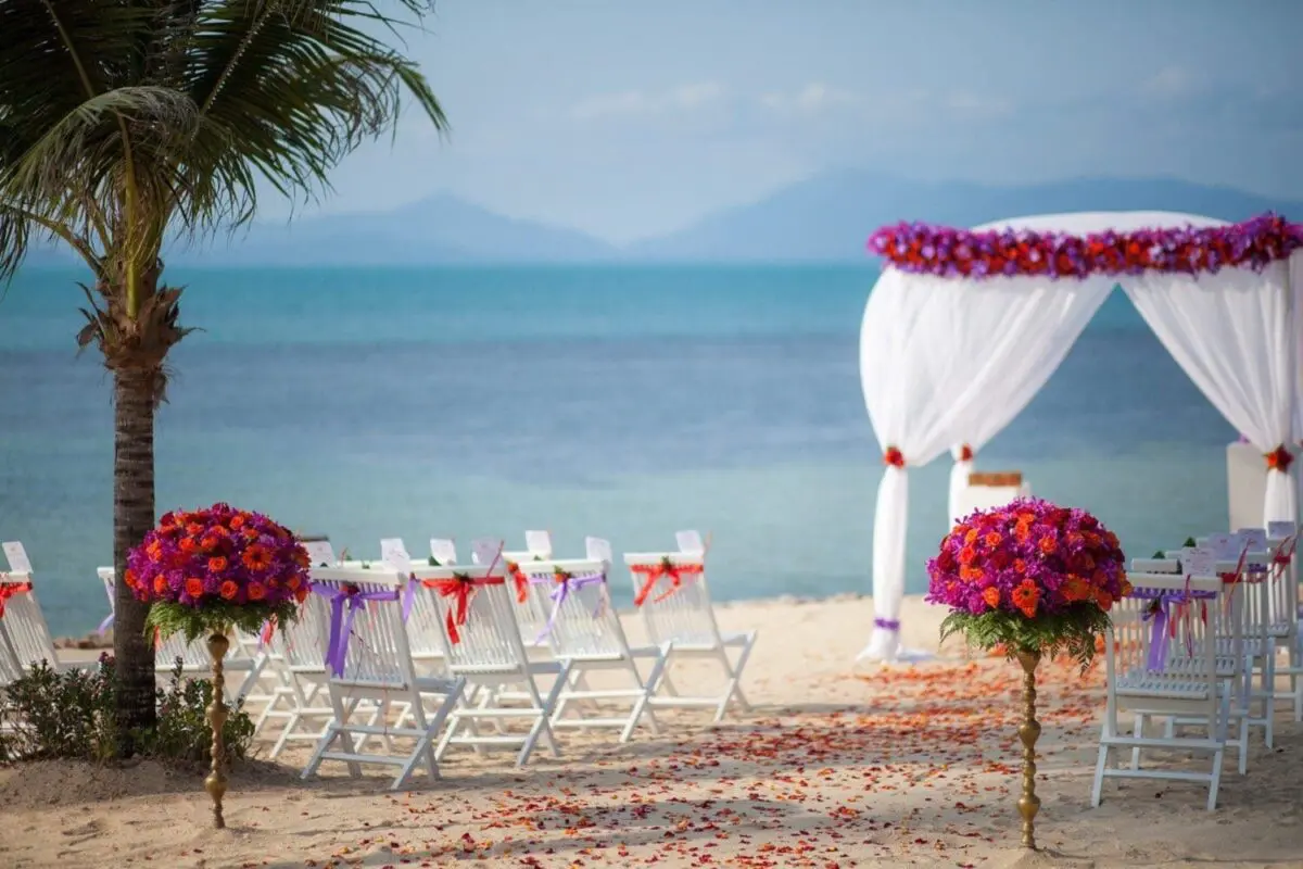 Luxury wedding, Belmond Napasai Koh Samui