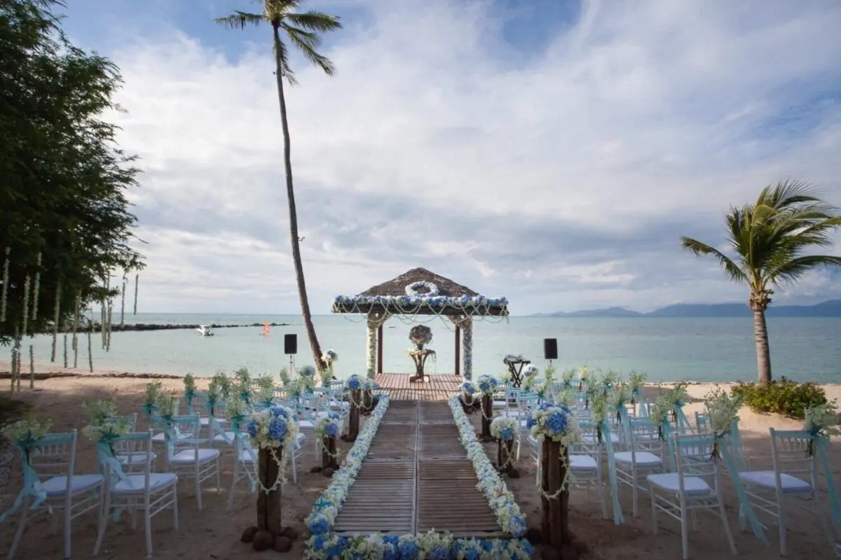 Luxury wedding, Belmond Napasai Koh Samui