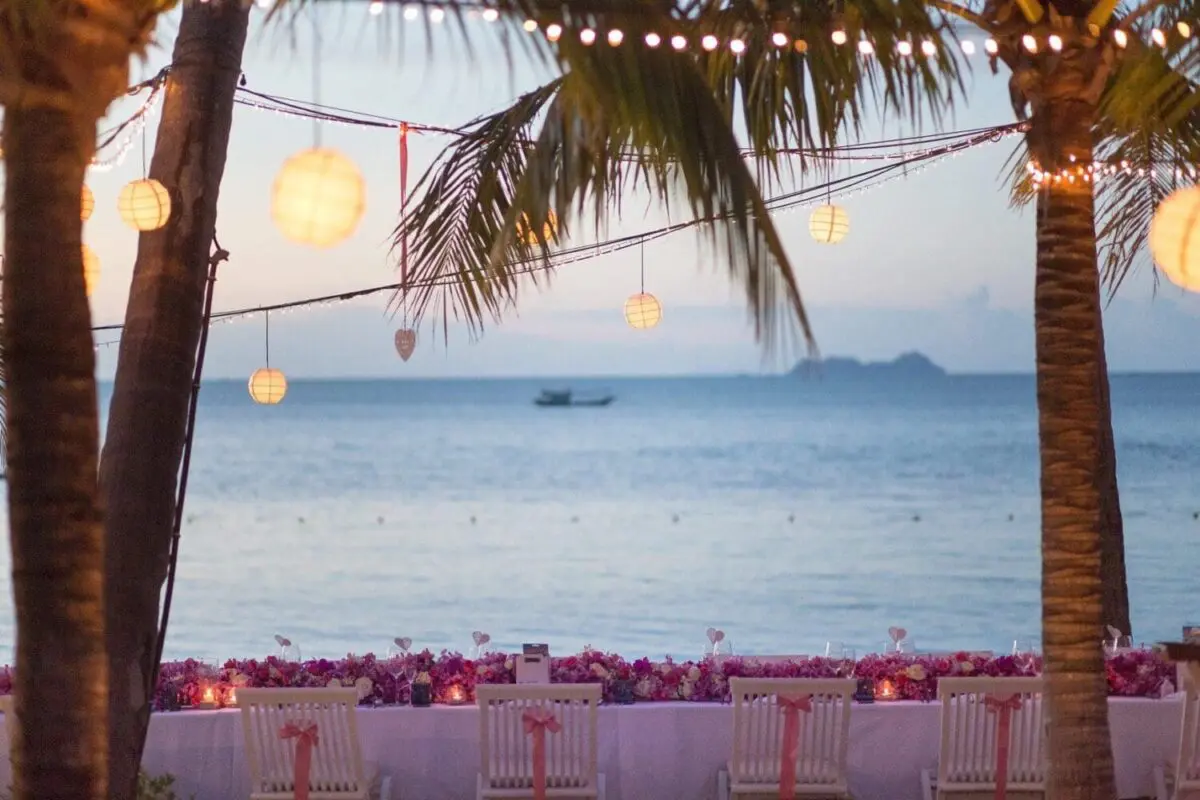 Luxury wedding, Belmond Napasai Koh Samui
