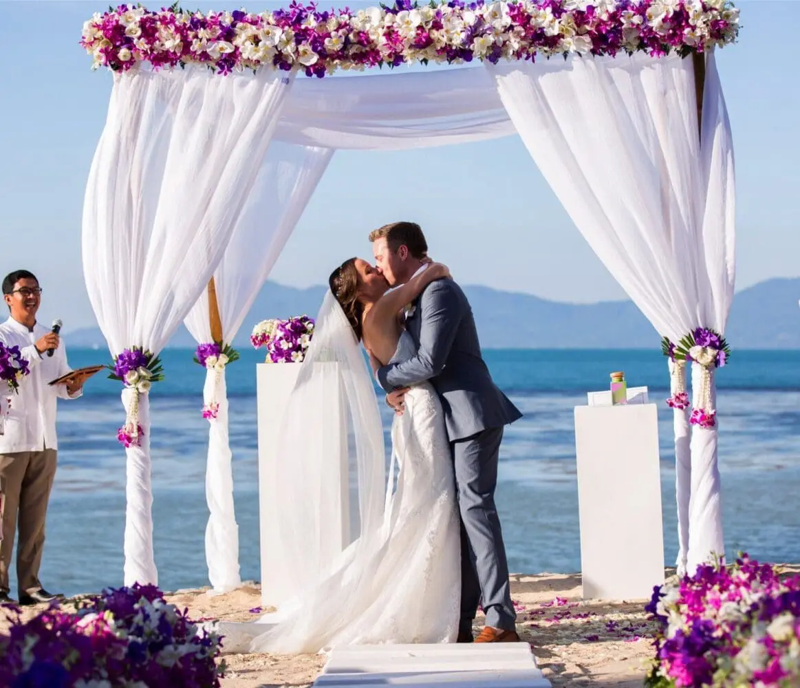 Luxury wedding, Belmond Napasai Koh Samui