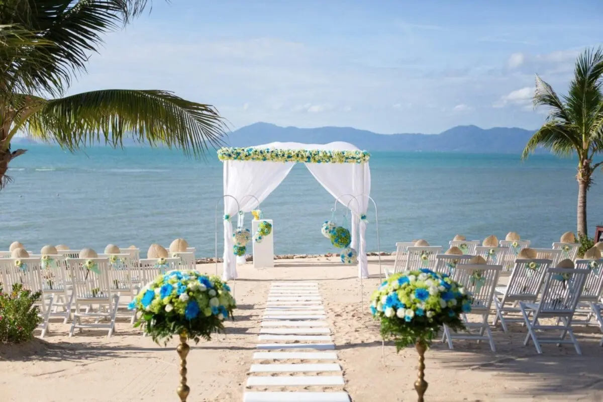 Luxury wedding, Belmond Napasai Koh Samui