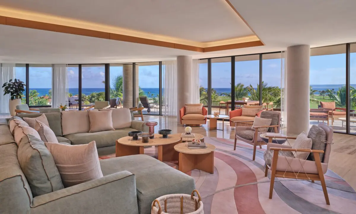 St. Regis Cap Cana Resort luxury suite with ocean view.