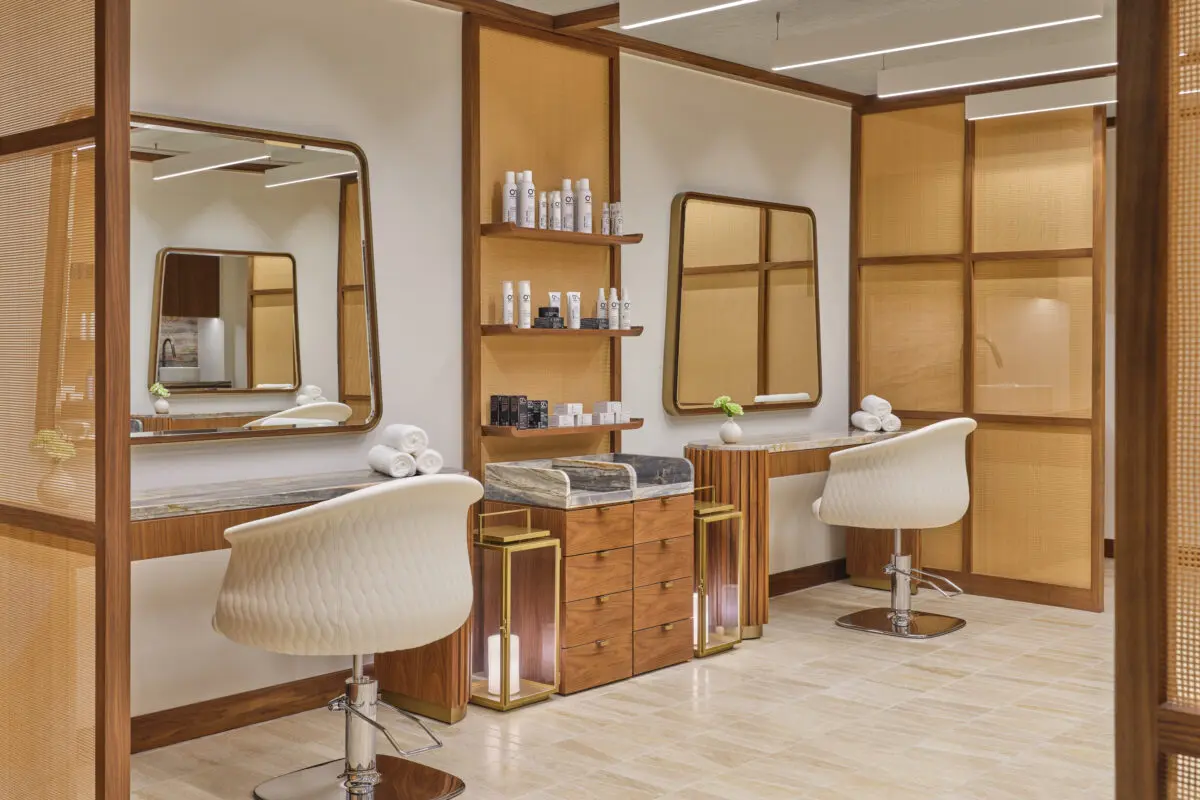Elegant salon at The St. Regis Cap Cana Resort, a luxurious wedding resort in Punta Cana.