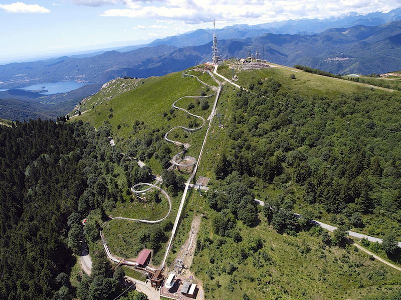 Monte Mottarone for a panoramic view of the Italian Alps