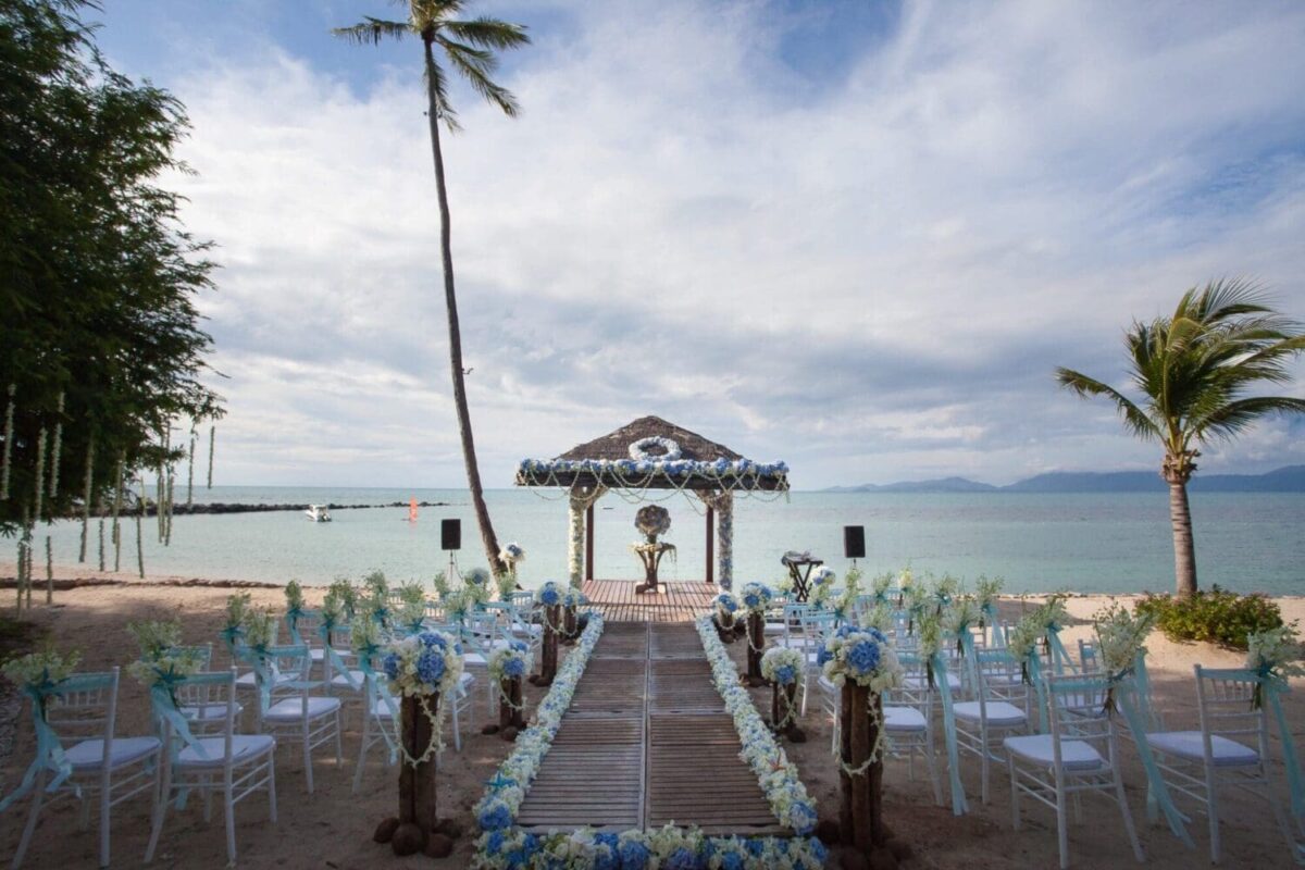 Luxury wedding, Belmond Napasai Koh Samui