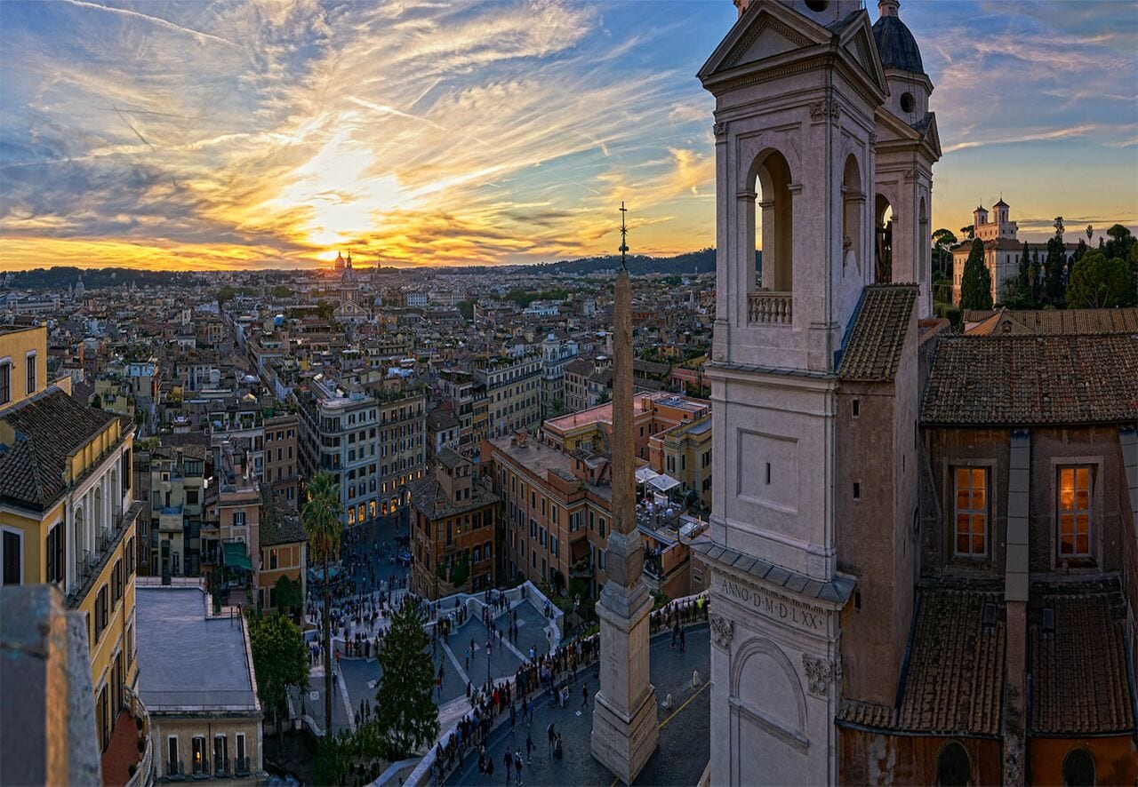 Romantic Dining In Rome