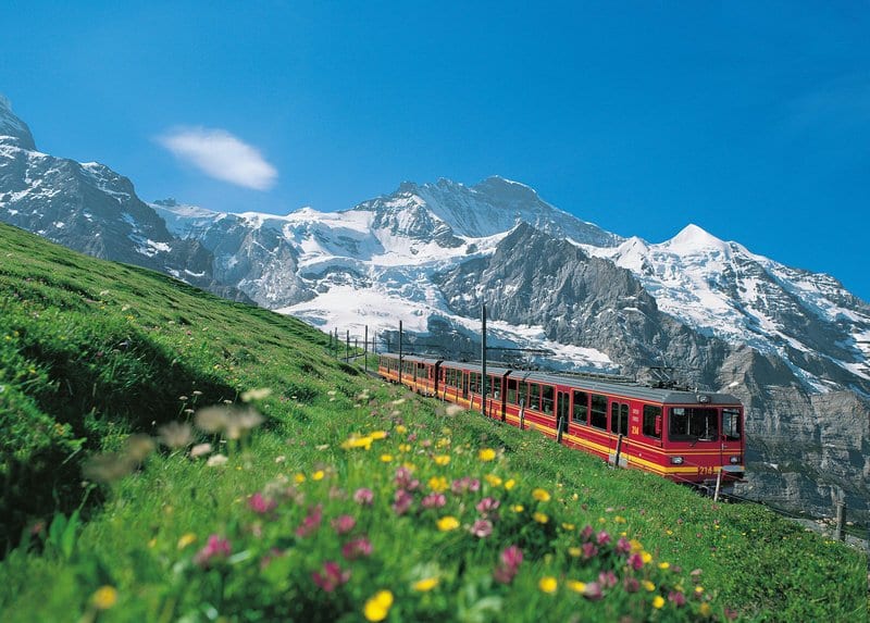 Funicular through towns