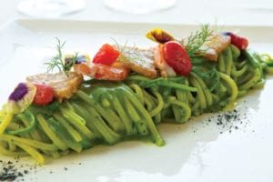 michelin star pasta from palazzo manfredi in Rome