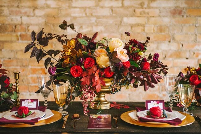 Thanksgiving Wedding Table