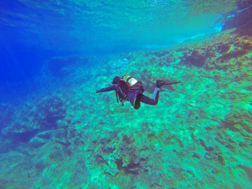 Scuba diving in the Maldives