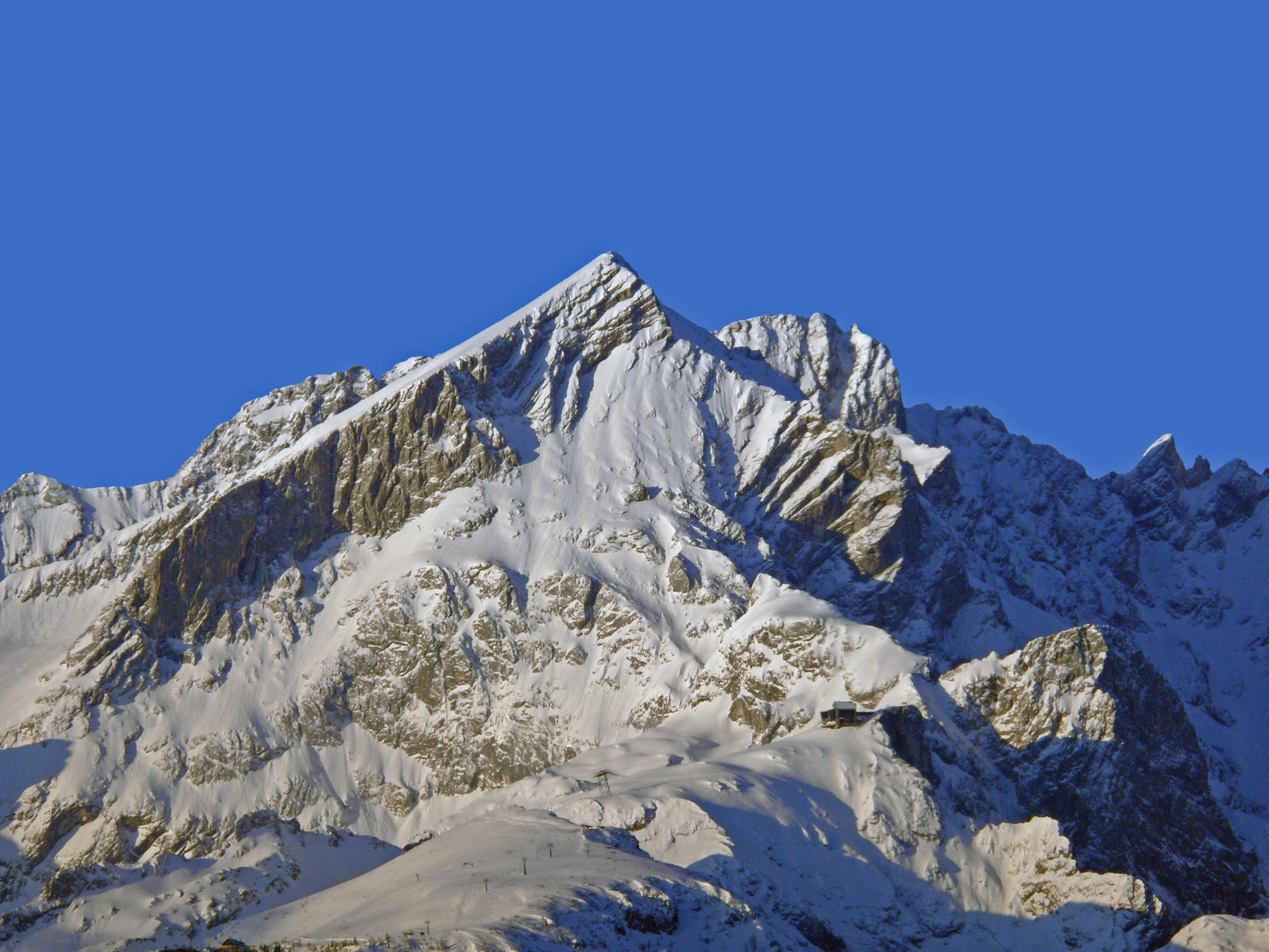 Alpspitze Pyramid Mountain