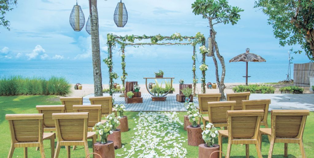 Outdoor Bali Beach Wedding