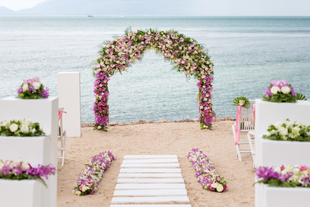 Thailand wedding on the beach