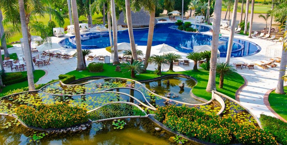 Resort Pool in Mexico