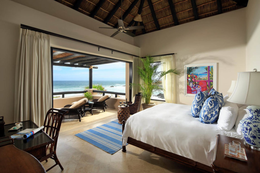 luxury suite at beach resort