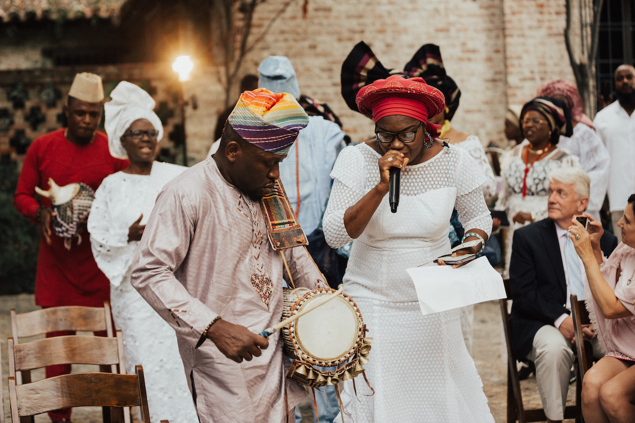 Nigerian ALAGA - wedding emcee