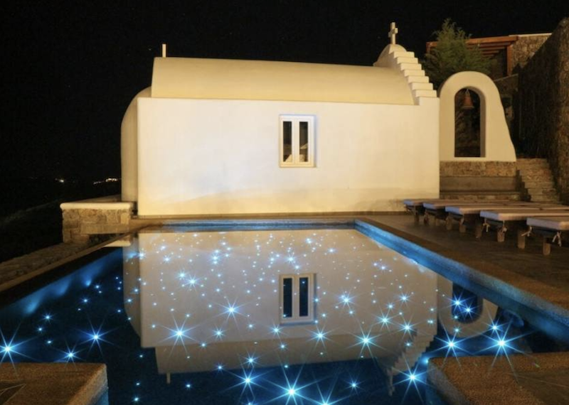 villa at night chapel