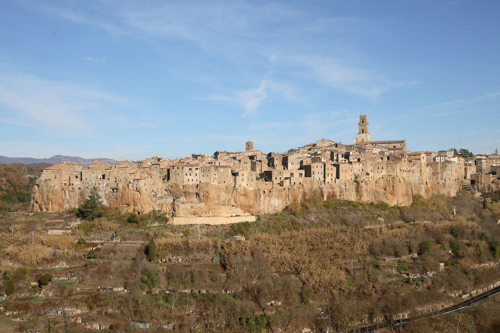 Pitigliano hilltop town in Tuscany