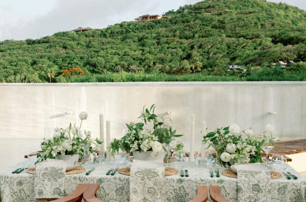 Caribbean wedding, Mandarin Oriental Canouan