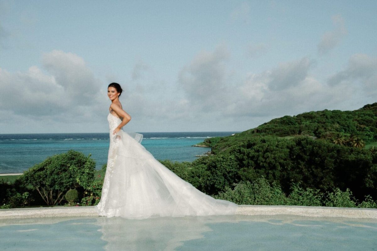 Caribbean wedding, Mandarin Oriental Canouan