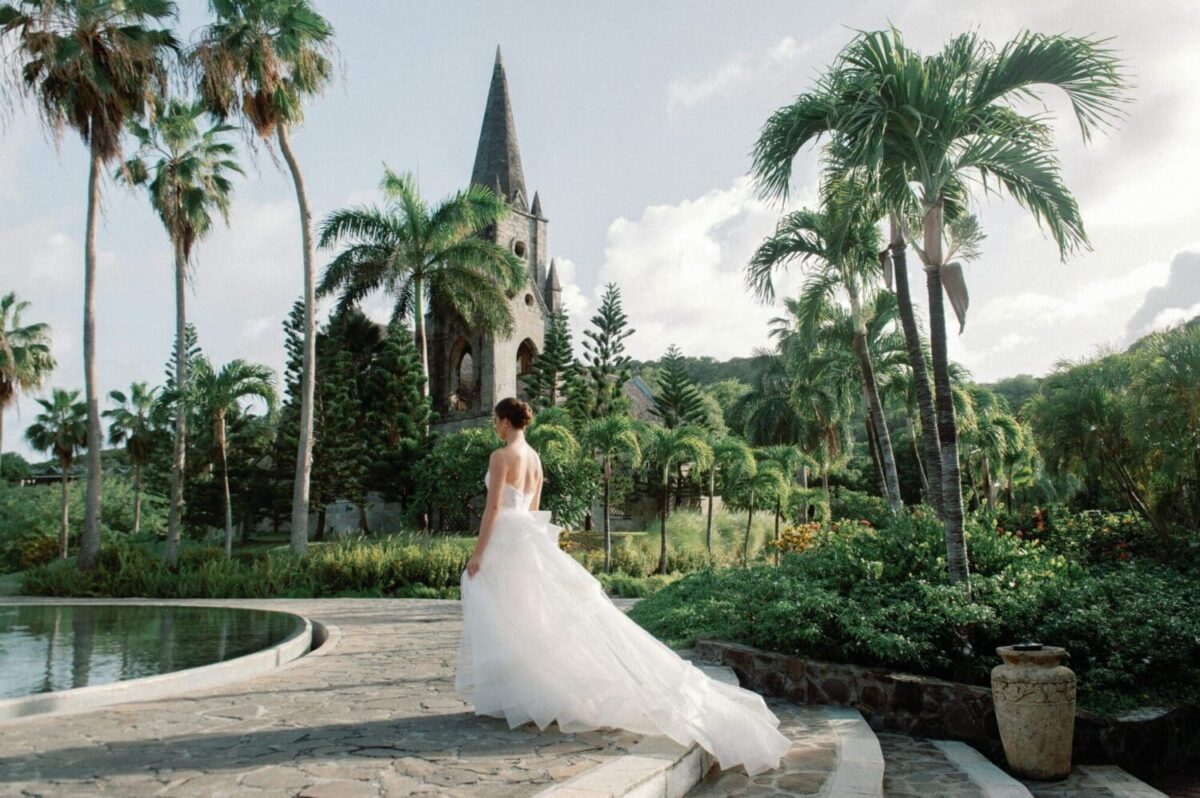 Caribbean wedding, Mandarin Oriental Canouan