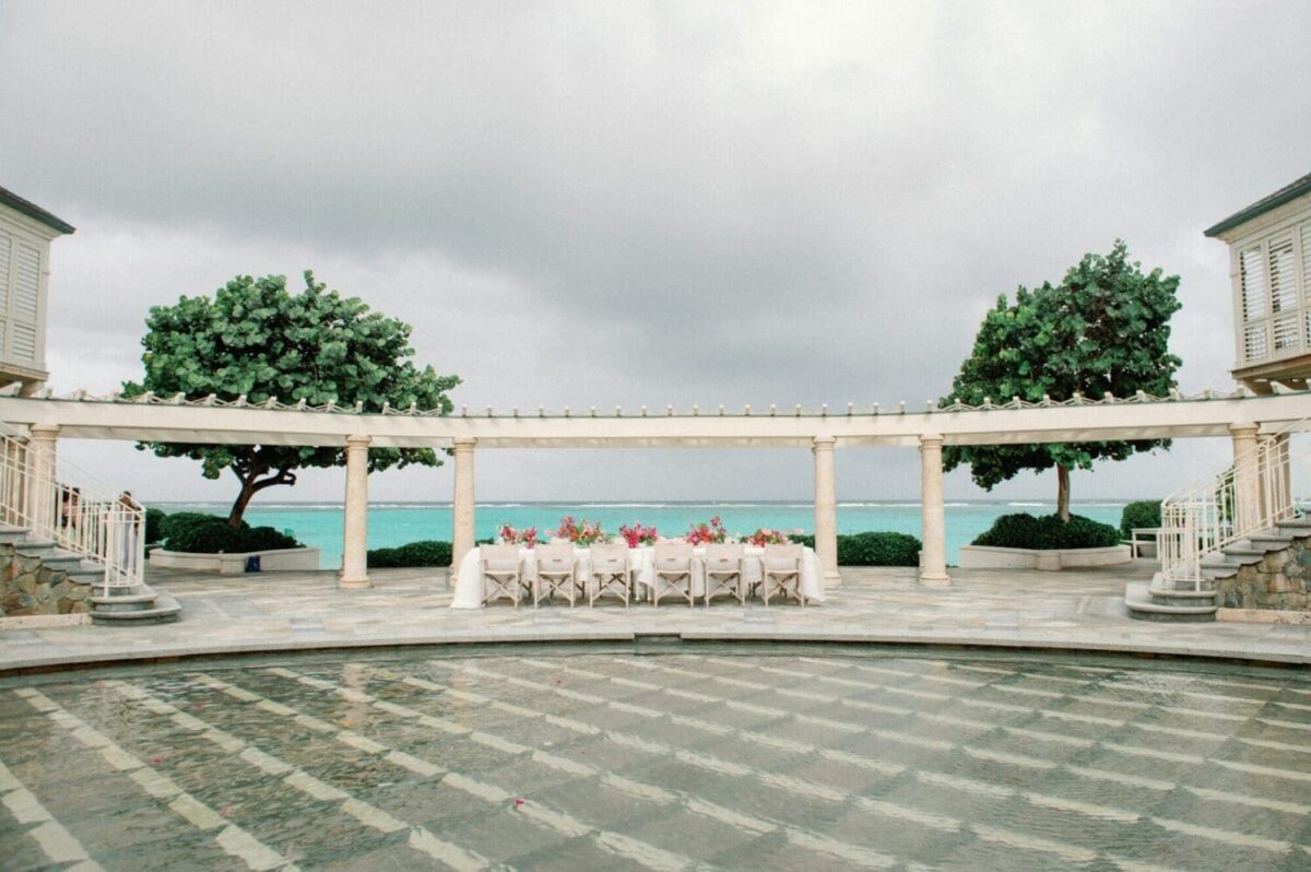 Caribbean wedding, Mandarin Oriental Canouan