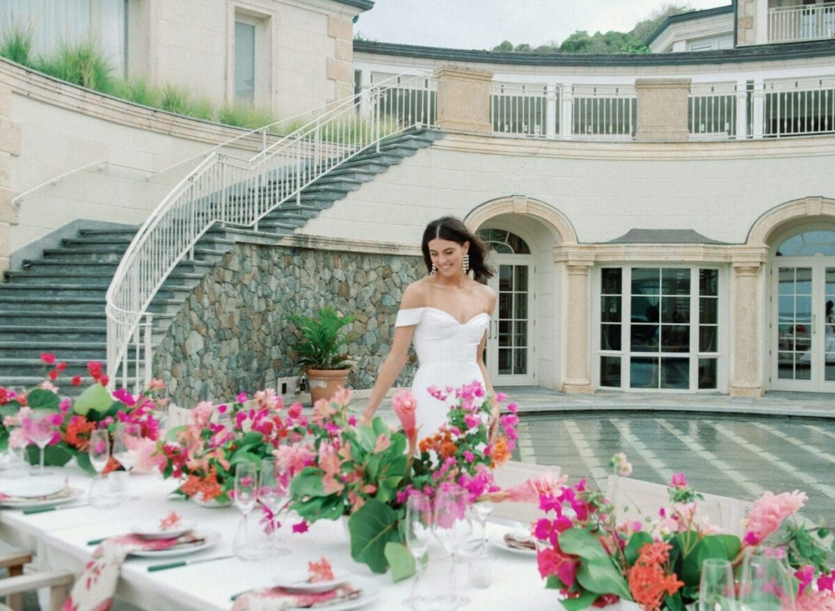 Caribbean wedding, Mandarin Oriental Canouan
