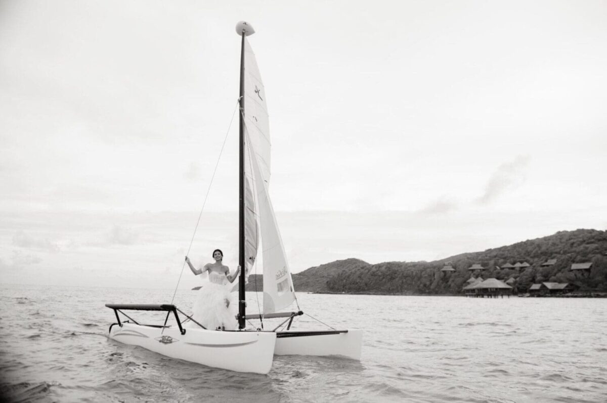 Caribbean wedding, Mandarin Oriental Canouan