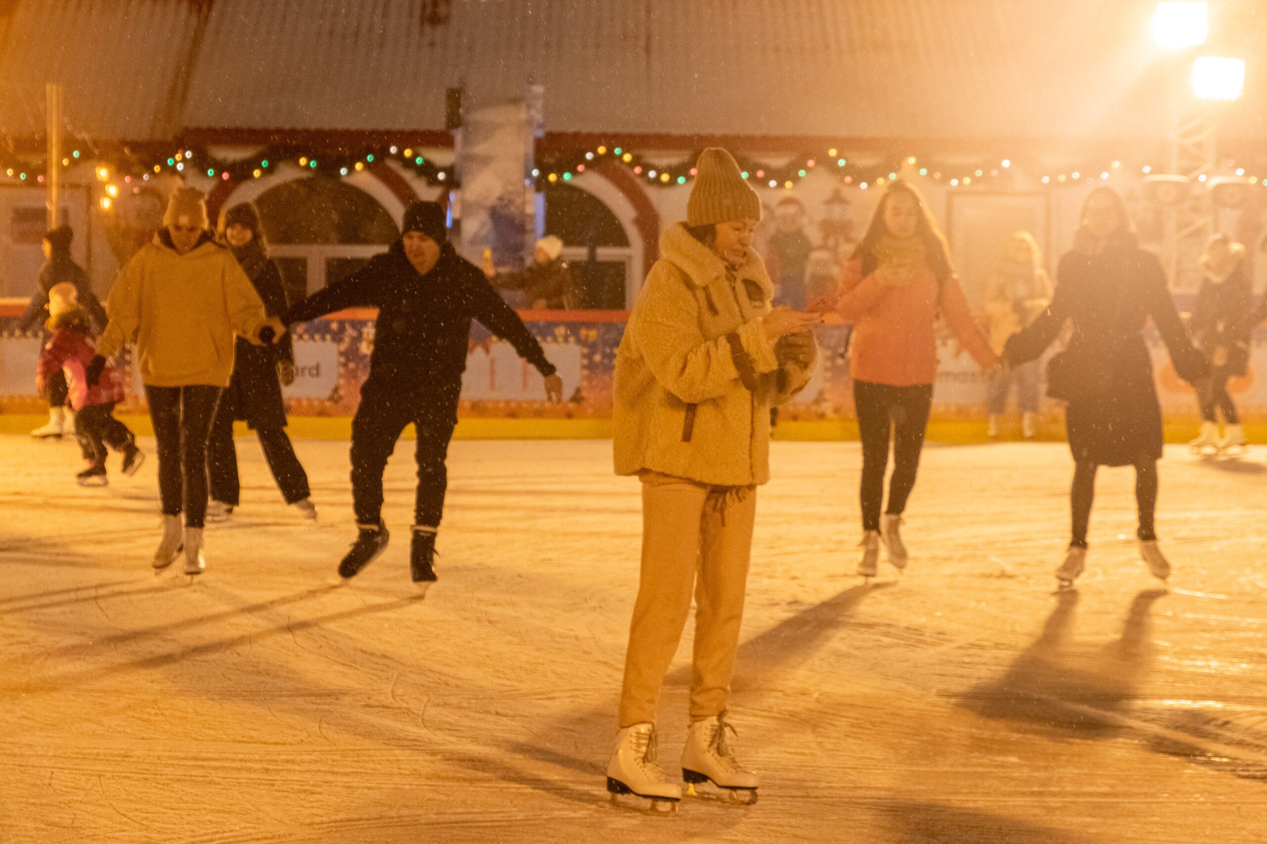 Ice skating