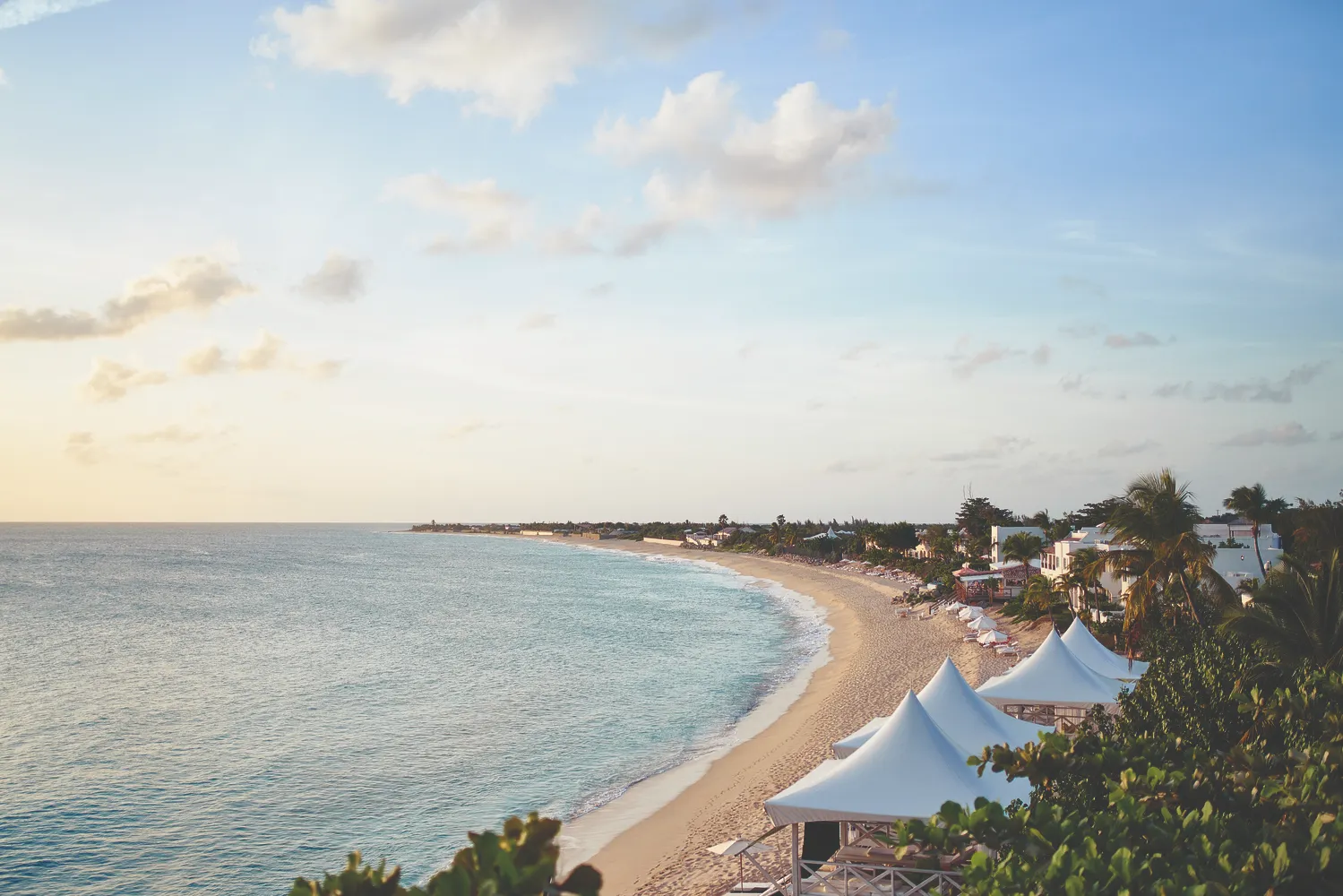 Stunning beach at La Samanna, a Belmond Hotel, perfect Caribbean destination wedding venue.