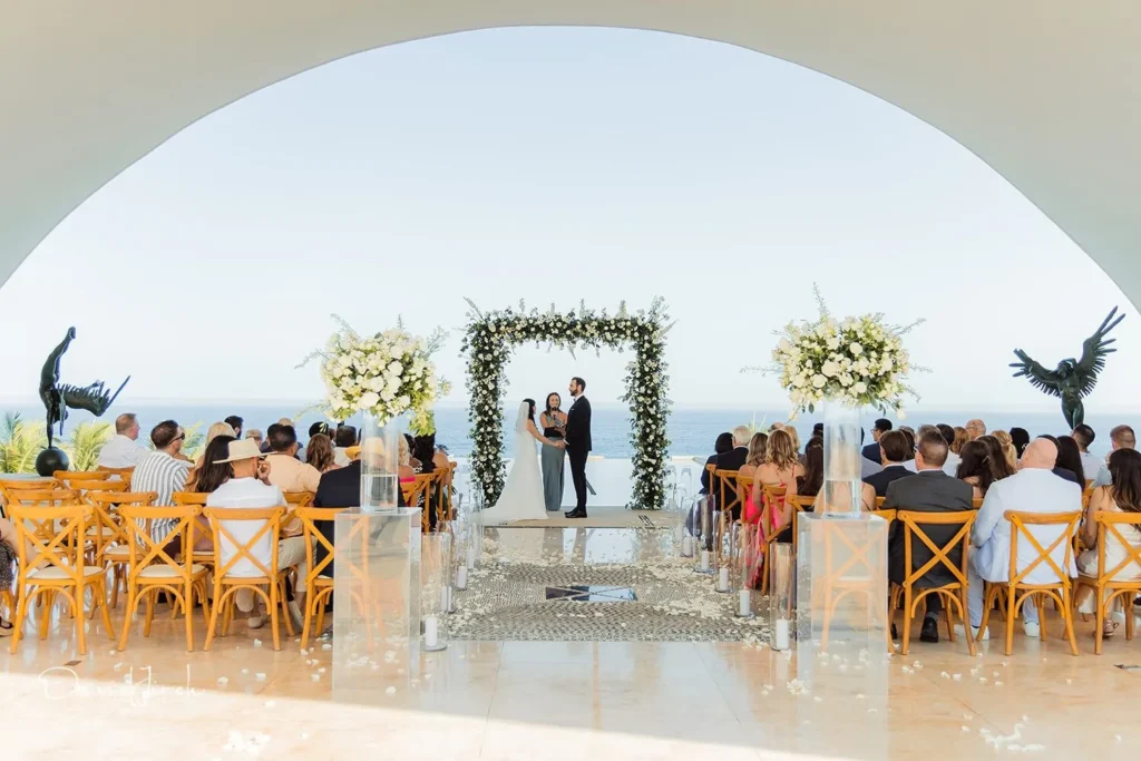 Experience a premier Los Cabos wedding destination in San José del Cabo, Mexico. This luxury beachfront resort offers elegant ceremony spaces, ocean views, infinity pools, and breathtaking desert scenery.