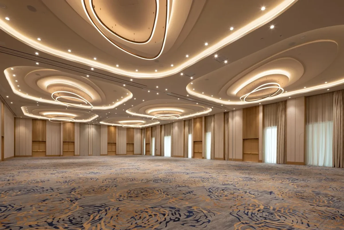 Spacious, elegant ballroom at Pier Sixty-Six, a Fort Lauderdale wedding venue. Perfect for receptions.