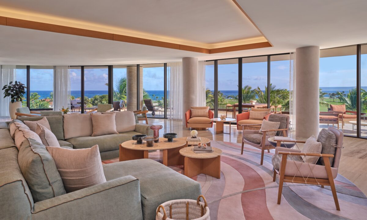St. Regis Cap Cana Resort luxury suite with ocean view.